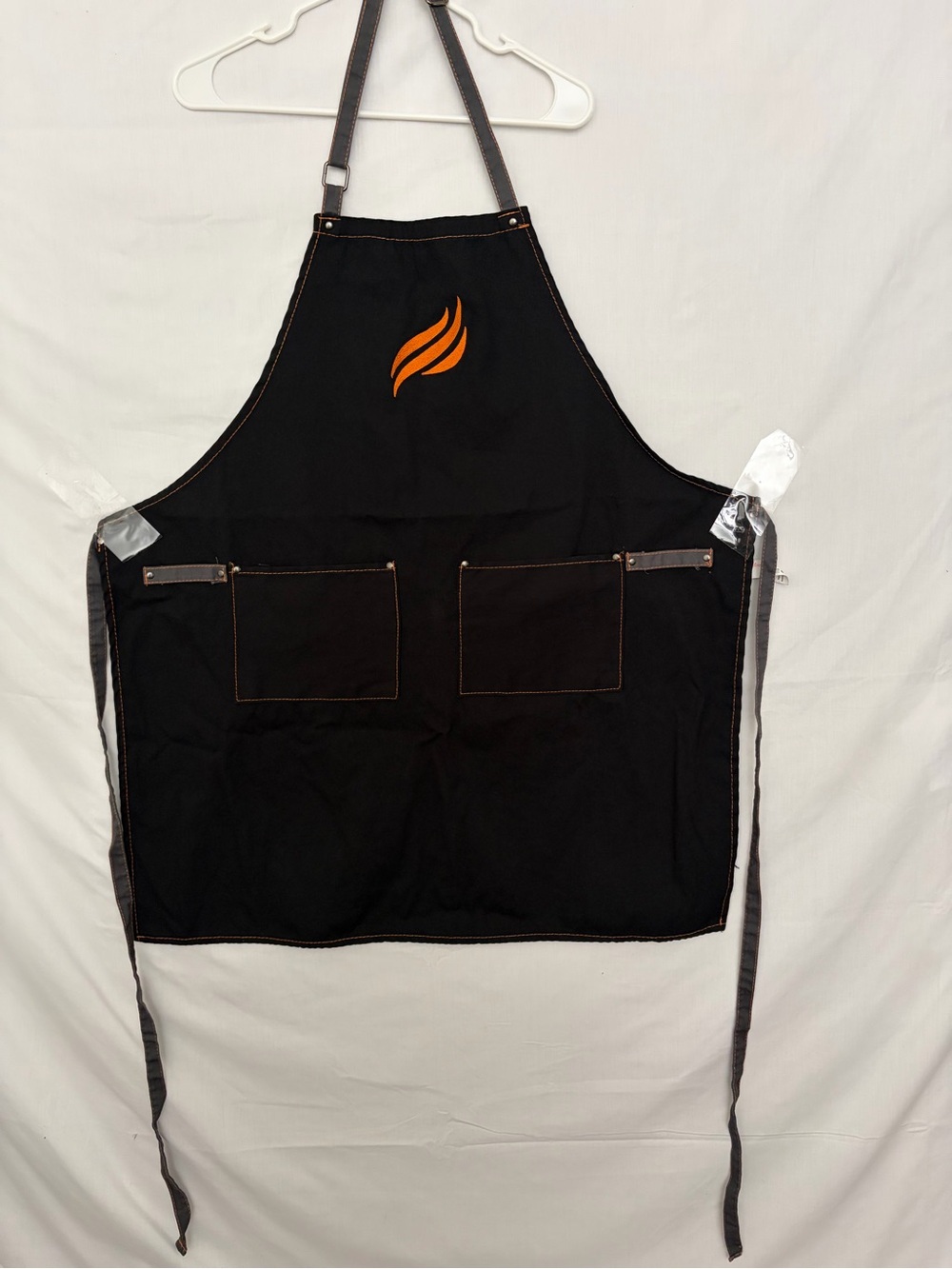 Blackstone Heavy Duty 100% Cotton Canvas Grilling Apron Flame Logo Black(A955)
